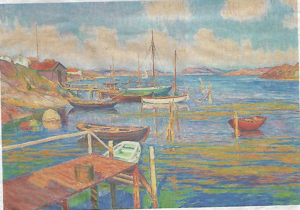 Kyrkesund Norra inloppet. 1911