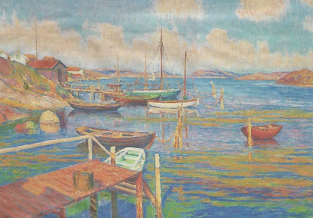 Kyrkesund Norra inloppet. 1911